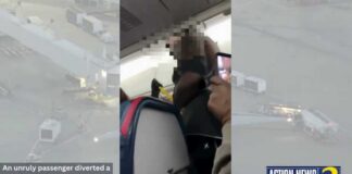 Unruly passenger diverts Delta flight; airline says he didn't try