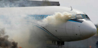 Air Canada Jet Collides With Fire Truck at LaGuardia, Killing Two Pilots and Injuring Dozens