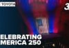 Hoover Dam turns red, white and blue to mark Memorial Day, America250