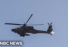U.S. begins retaliatory strikes on Iran after Apache helicopter downed near Strait of Hormuz