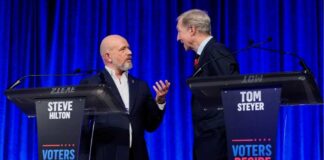 New poll shows Steyer edging Hilton in CA governor's race as battle for 2nd tightens