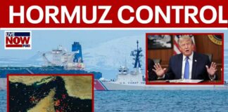 Vessel stuck in Strait of Hormuz as Iran demands control before talks with US