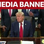 Trump Announces Immediate White House Ban on CNN, MS NOW and Politico FULL: President Trump speaks after banning CNN, MS NOW and Politico from White House