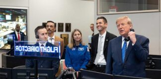 President Donald J. Trump Calls the International Space Station Crew