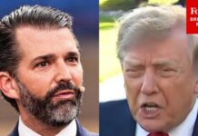 Trump Reacts To Reports That Don Jr. Voiced 'Private Opposition' To Iran War