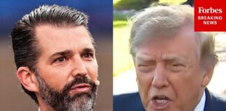 Trump Reacts To Reports That Don Jr. Voiced 'Private Opposition' To Iran War
