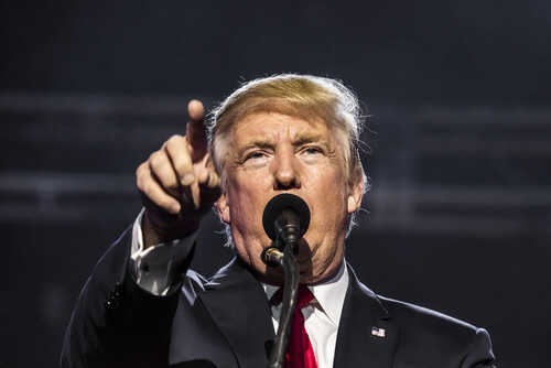 October,15,,2016,,Edison,,Nj,-,Donald,Trump,Speaks,At Donald Trump speaking passionately at a rally